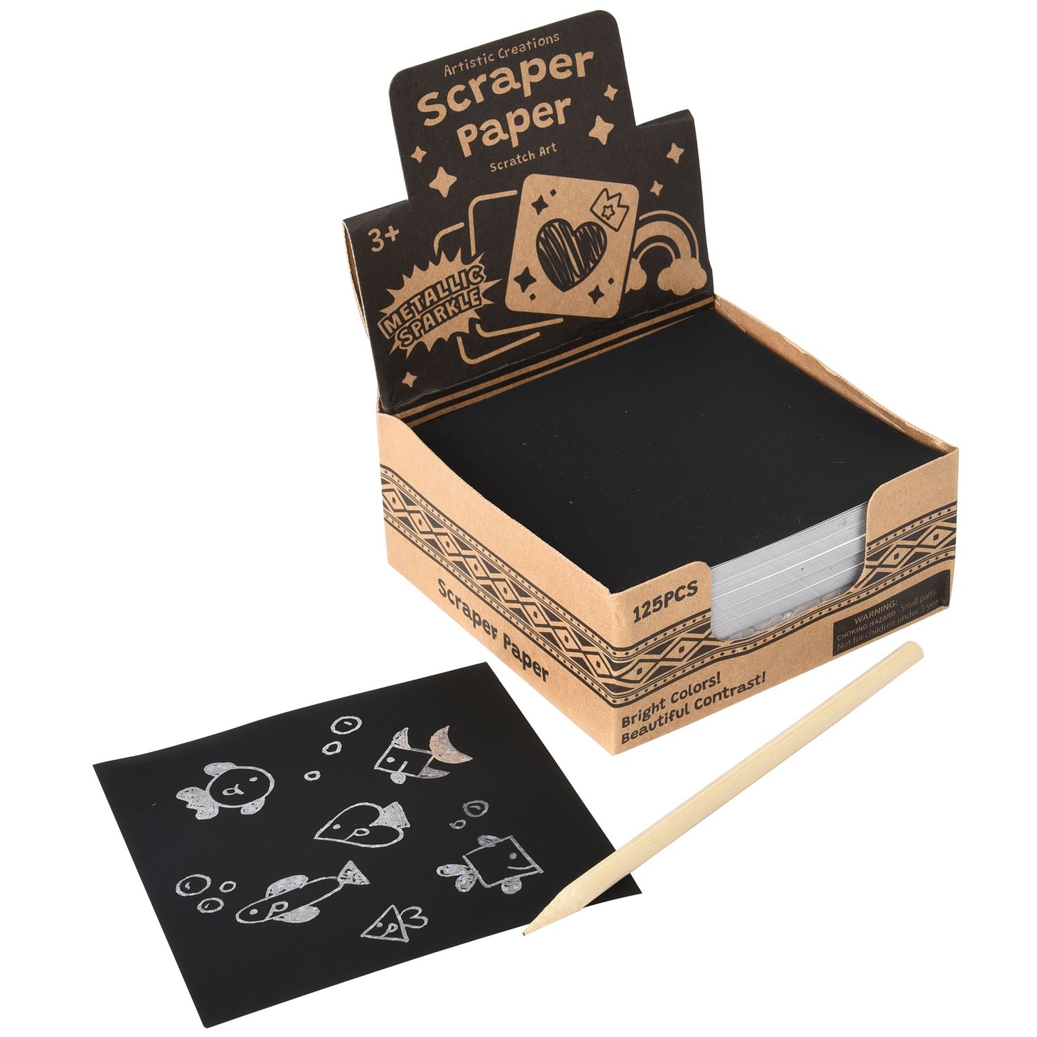 Holographic Scraper Paper