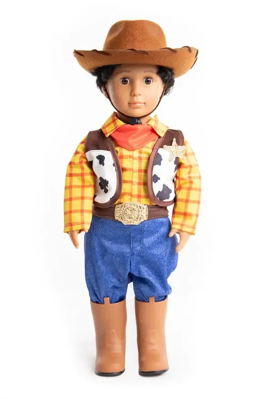 Doll Outfit Cowboy with Hat