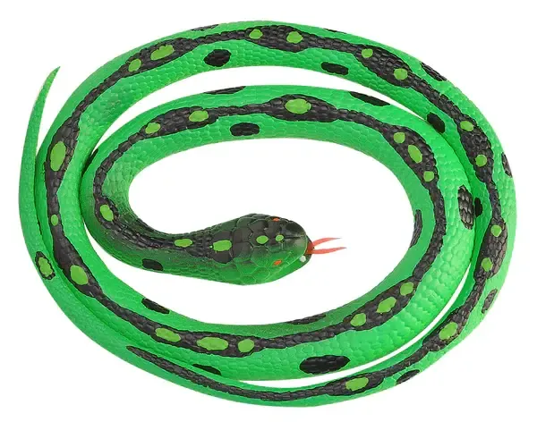 Rubber Snake - Green Garden