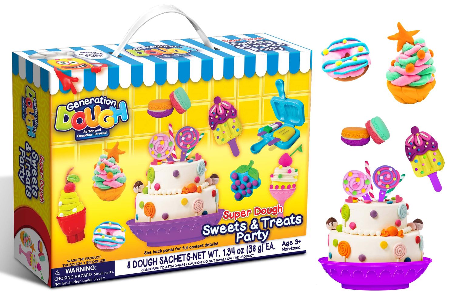 Sweets &amp; Treats Party Super Dough Kit