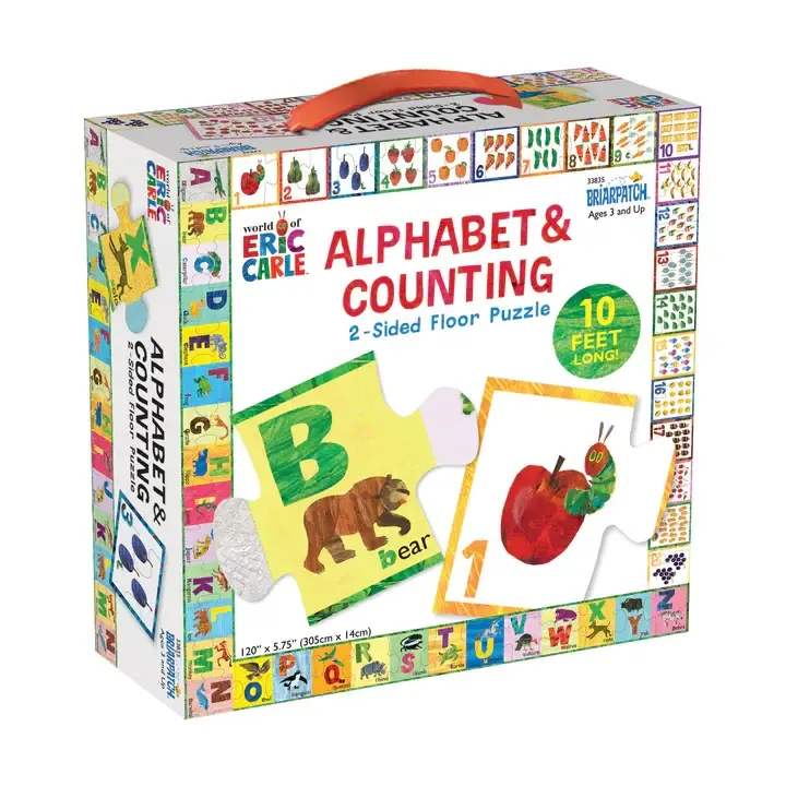 The World of Eric Carle 2-Sided  Alphabet &amp; Counting Floor Puzzle