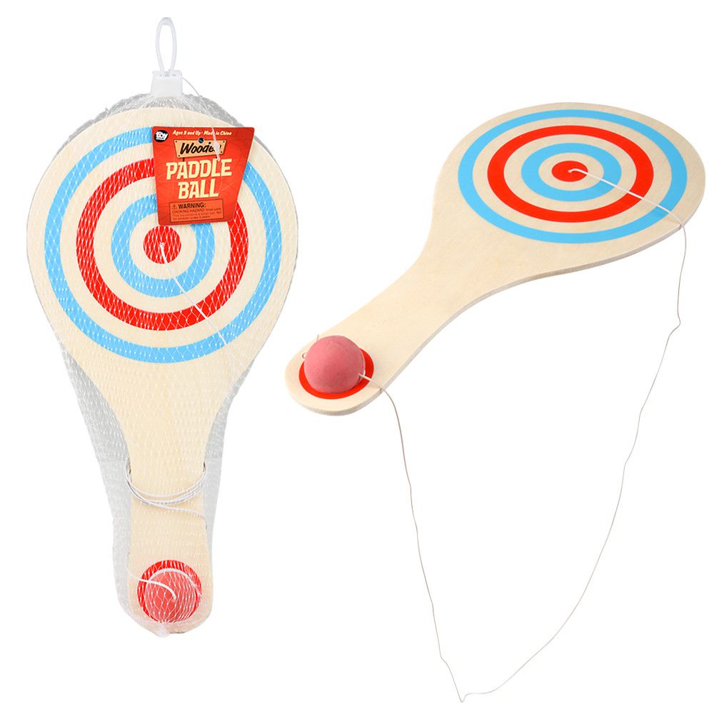 11.33" Wooden Paddle Ball