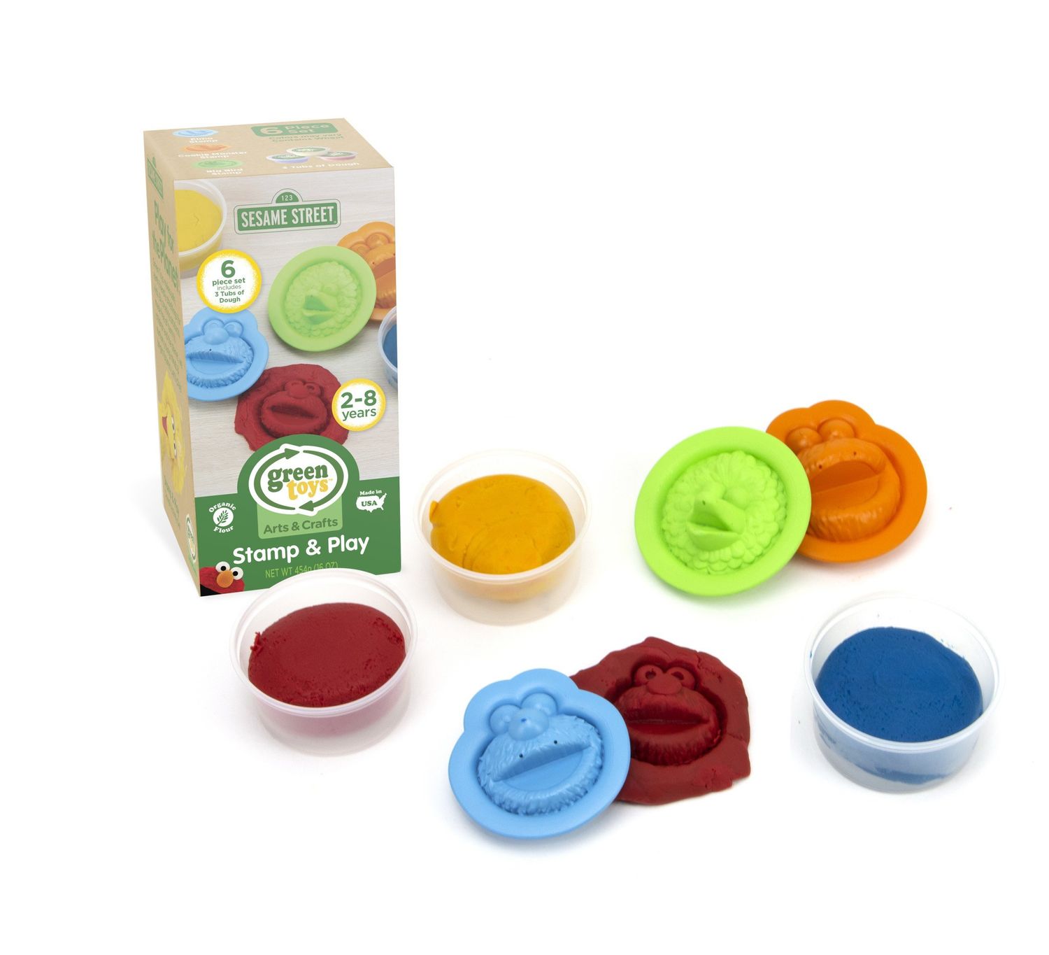 Sesame Street Character Stamp Dough Set