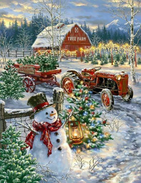 Christmas Tree Farm 1000 Piece Jigsaw Puzzle