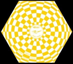 9 in. Printed Parachute Yellow