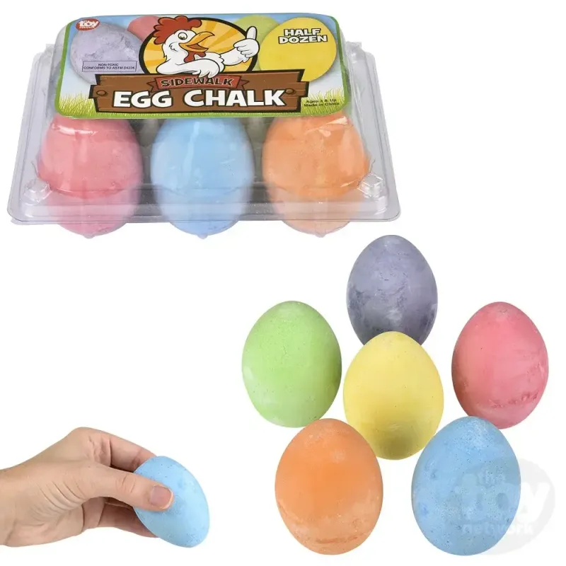 2.5&quot; Egg Sidewalk Chalk