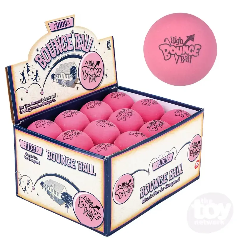2.5&quot; Rubber Pink High Bounce Ball