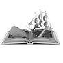 Moby Dick Book Sculpture
