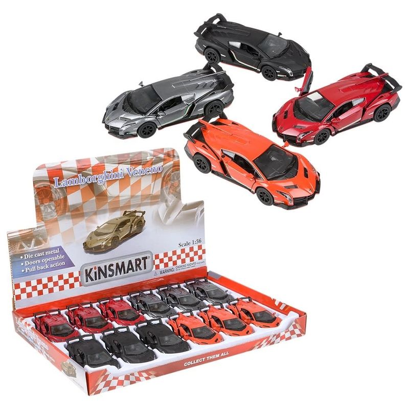 5&quot; Diecast Lamborghini Veneno Orange