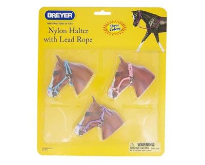 Nylon Halters  with Lead Rope