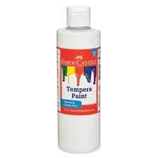 White Tempera Paint (8 oz bottles)