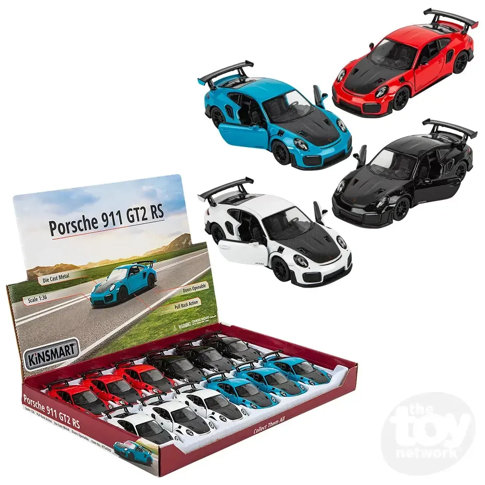 5" Die-Cast Porsche 911 GT2 RS Red