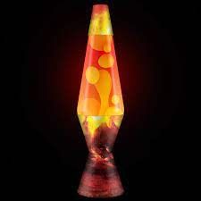 14.5&quot; Lava Lamp Erupting Crater Yellow/Red