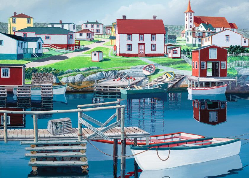 Greenspond Harbor 1000 pc Puzzle