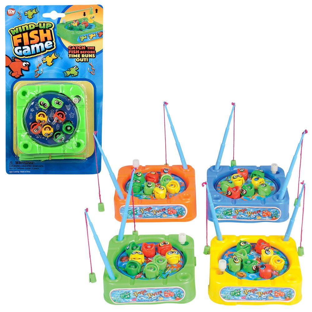 3.5" Wind Up Fishing Game