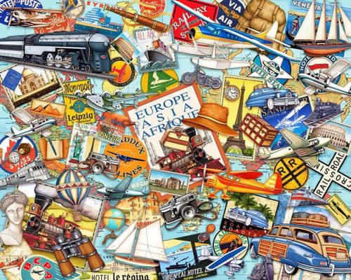 Wanderlust 2000 Piece Jigsaw Puzzle