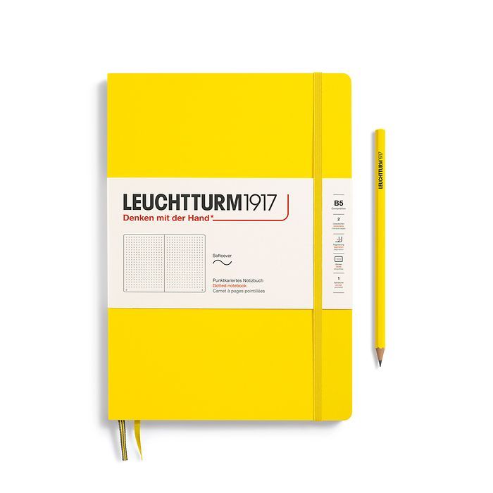 Notebooks - Composition (B5) | Dotted / Softcover / Lemon