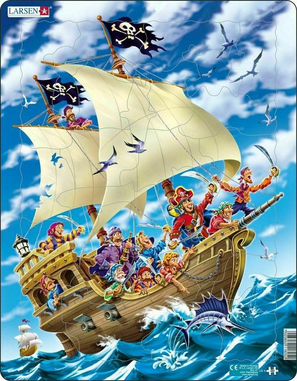Pirates 30 Piece Children's Educational Jigsaw Puzzle