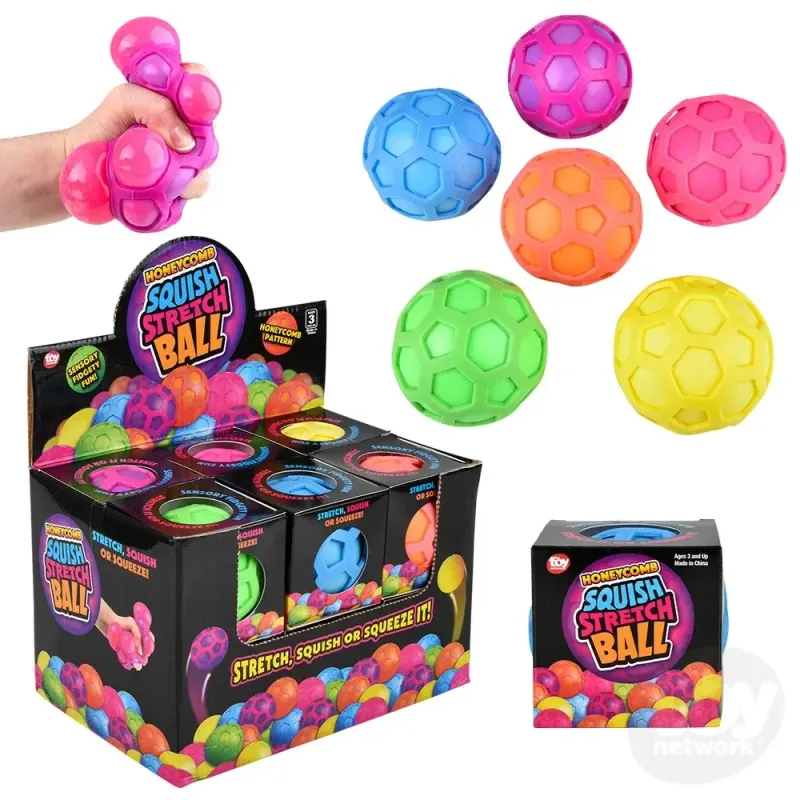 Honeycomb Squish Stretch Ball