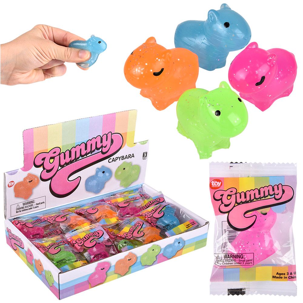 1.5" Gummy Capybara (various colors)