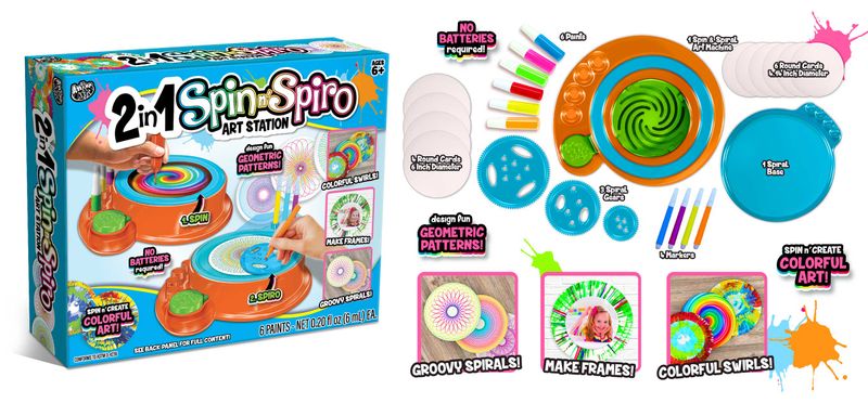 2 in 1 Spin n Spiro Art Station
