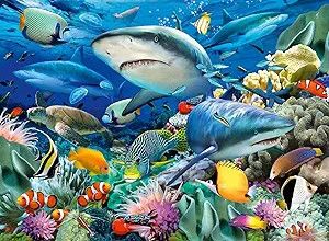 Shark Reef 100 pc Puzzle