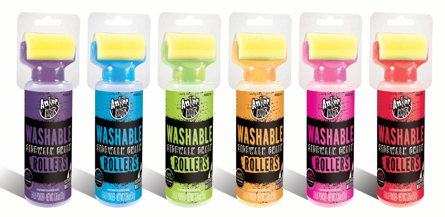 Sidewalk Chalk Paint Rollers