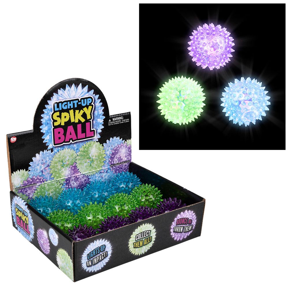 2.5"  Light-Up Spiky Ball