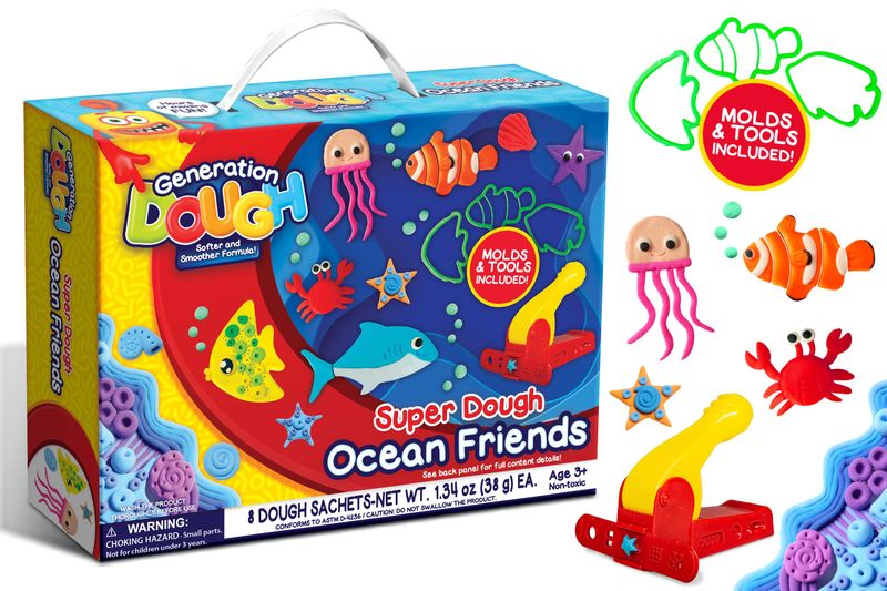 Ocean Friends Super Dough Kit