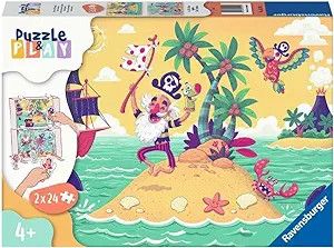 Puzzle &amp; Play: Pirate Adventure 2x24 pc