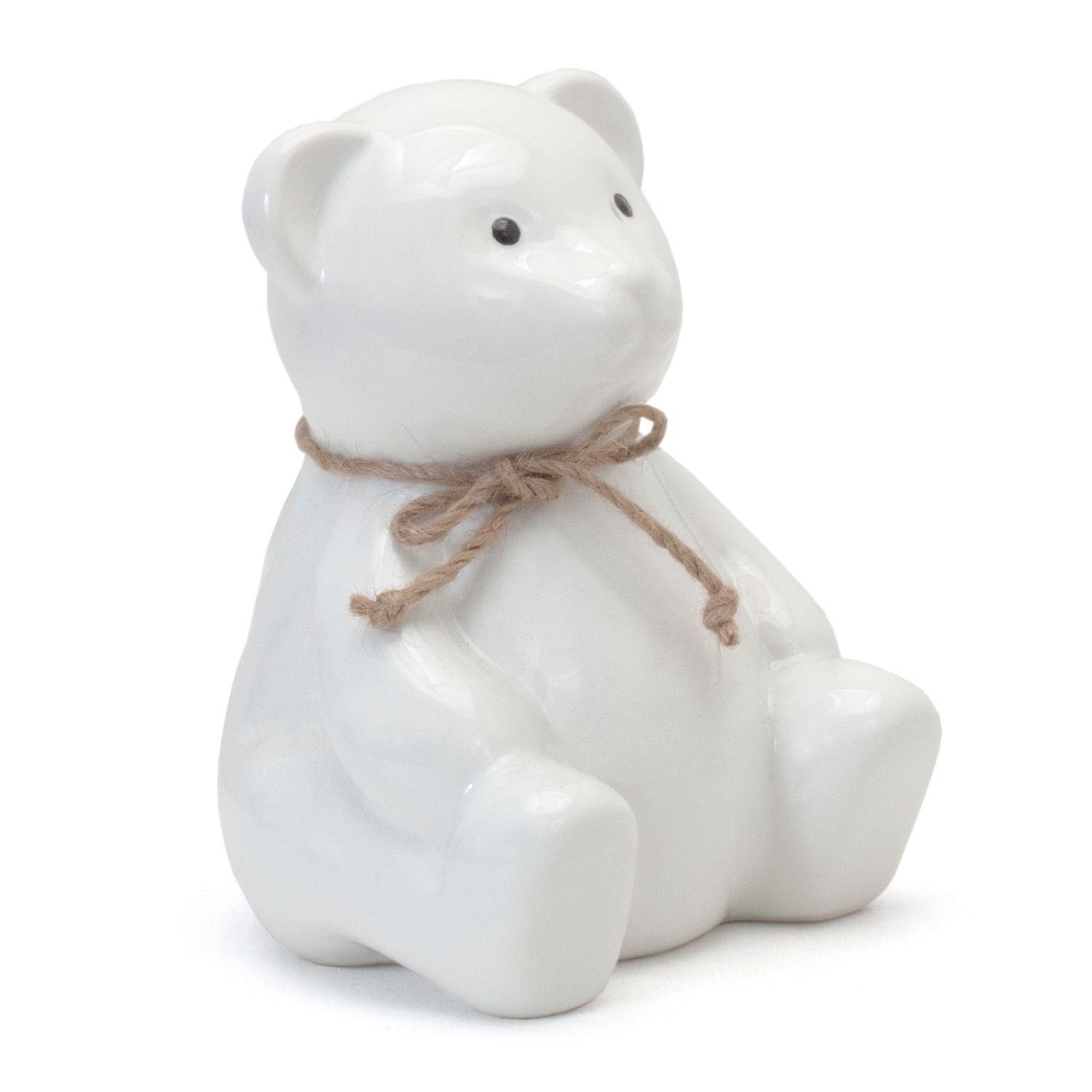 Teddy Bear Bank white