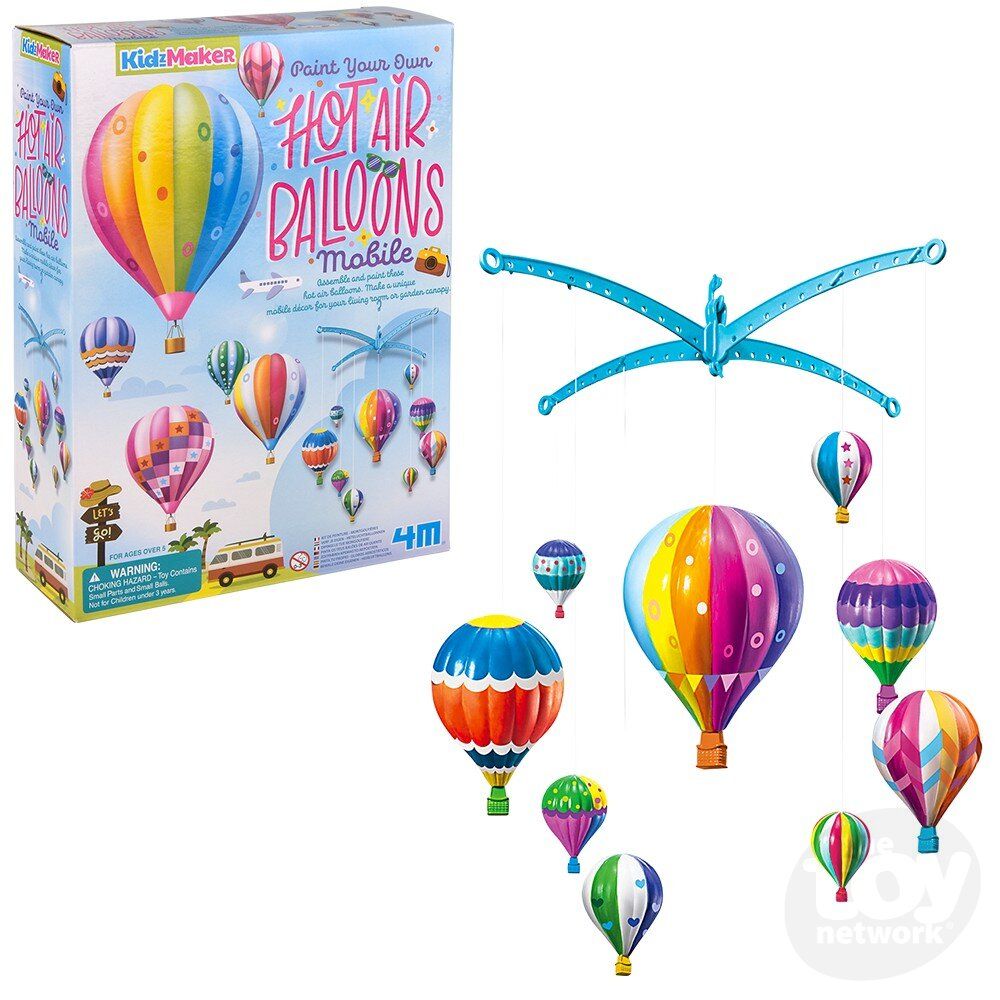 Paint Your Own Hot Air Balloons Mobile