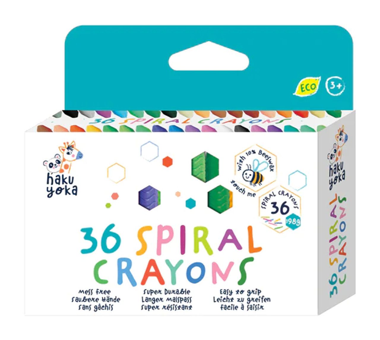 36 Spiral Crayons