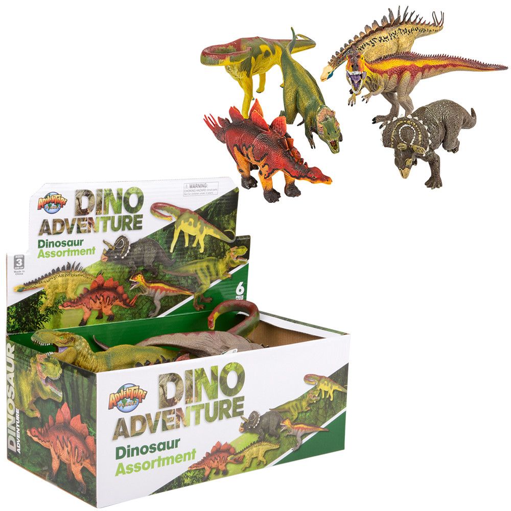 Plastic Dinosaur Figure (various species)