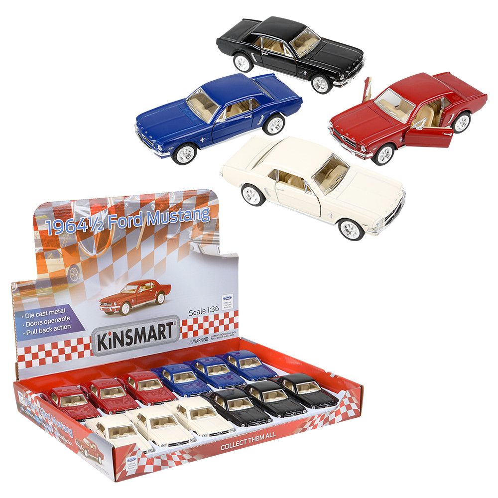 5" Diecast Pull Back 1964 Mustang
