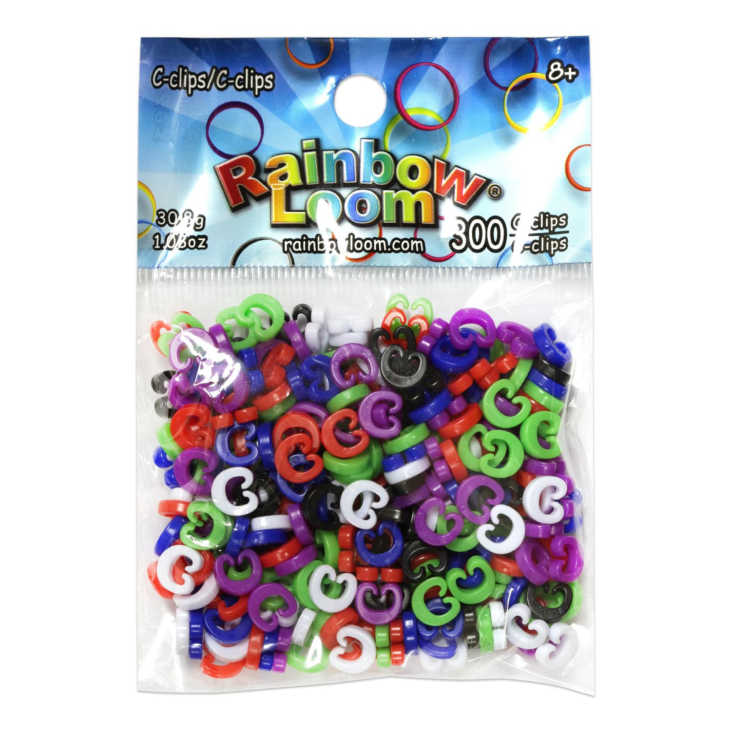 300 Colored C-Clips
