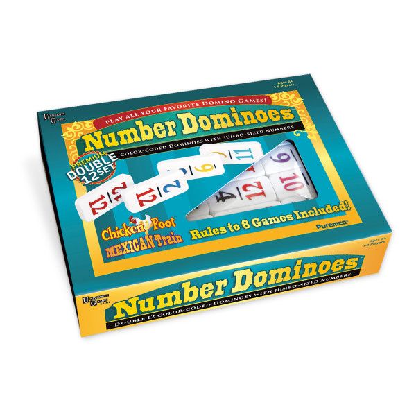 Double 12 Dominos Chickenfoot and Mexican Train