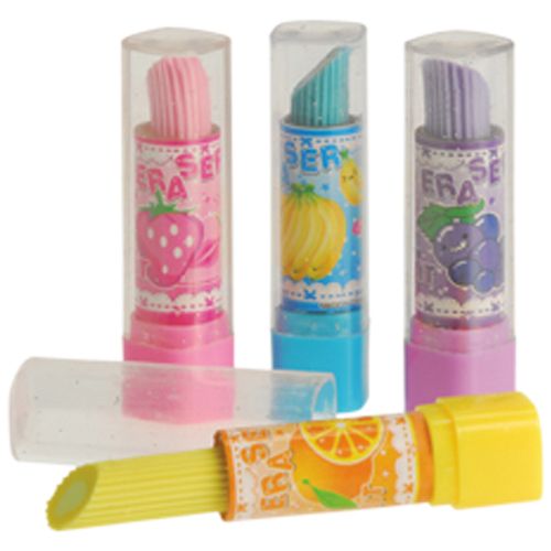 Lipstick Shaped Erasers