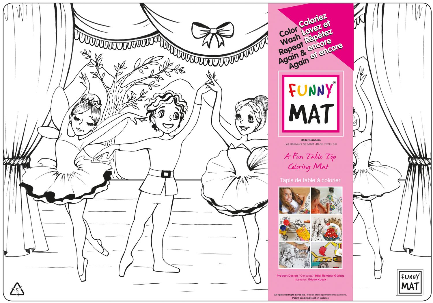 Ballet Dancers Funny Mat