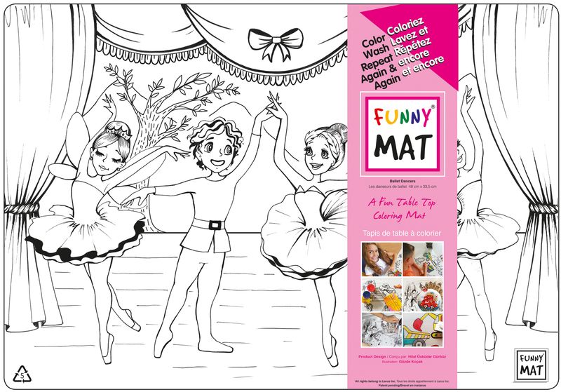 Ballet Dancers Funny Mat