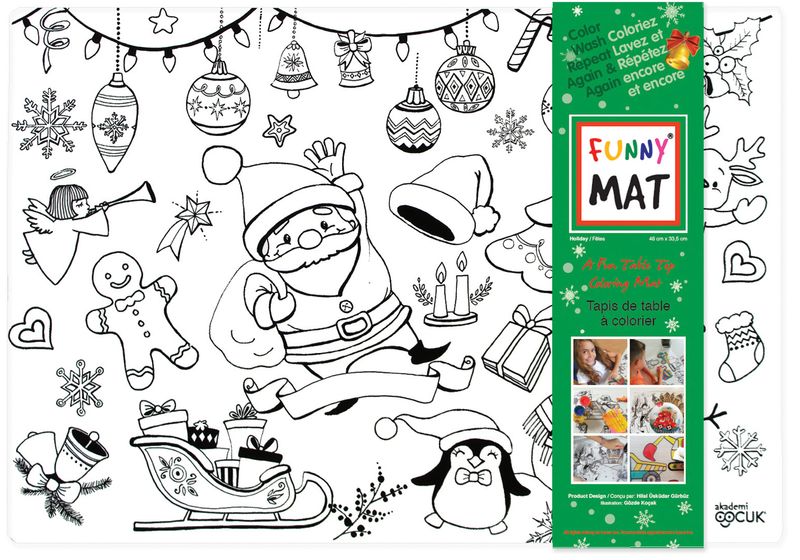 Holiday Funny Mat