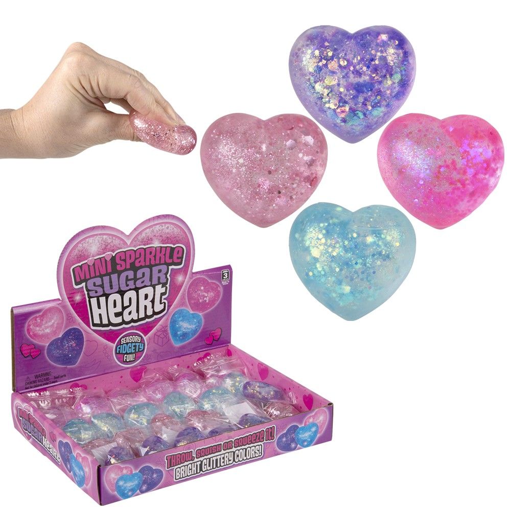 Mini SQUEEZY Sparkle Sugar Heart