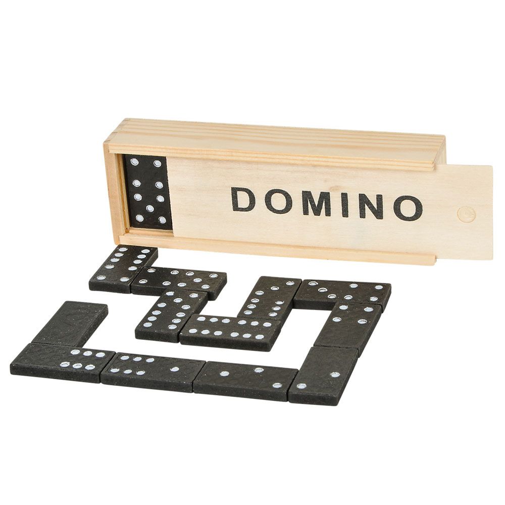 28 Pc Wooden Domino Set