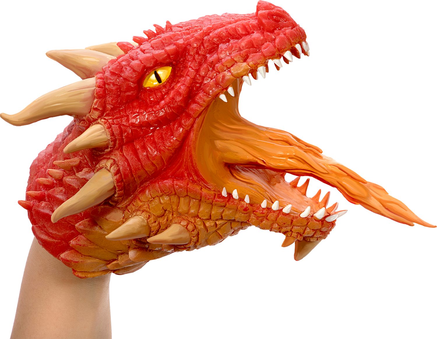 5&quot; Dragon Hand Puppet  Red