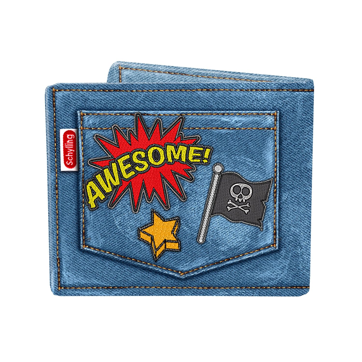 Wild Wallets, Design: Star with Pirate Flag and Awesome
