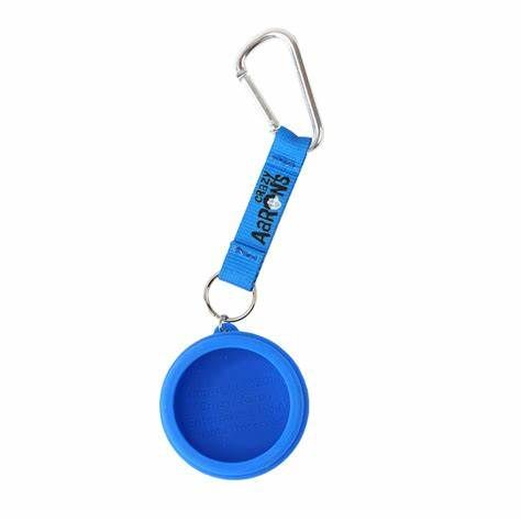 2&quot; Mini Tin Bag Clip, Color: Blue