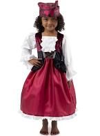 Pirate Dress with Bandana , Size: Small