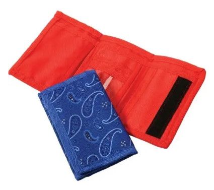 Bandana Wallet, Color: Red