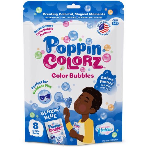 Poppin Colorz Bubbles Blue