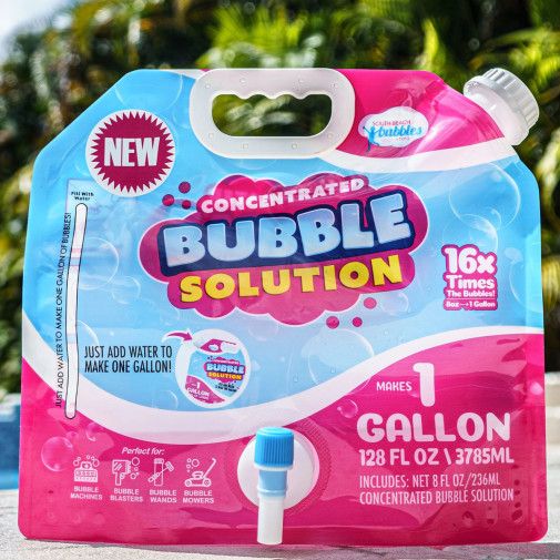 Concentrated Bubble Solution Refill Pouch